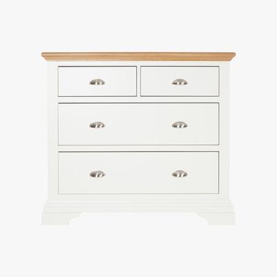 Dunelm Eaton Cream 4 Drawer Chest Cream