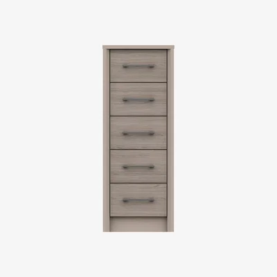 Dunelm Dolan Wide 8 Drawer Chest Light Oak