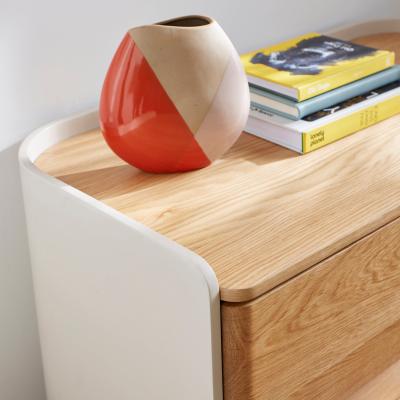Dunelm Reggie 3 Drawer Chest, Oak Effect Oak