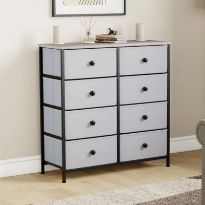 Dunelm Maye 8 Drawer Fabric Chest