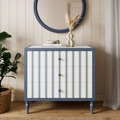 Dunelm Petit Folkstone Stripe 3 Drawer Chest
