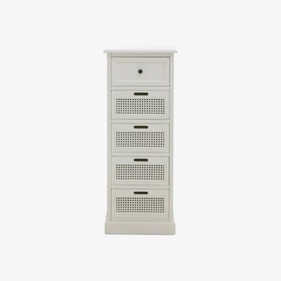 Dunelm Lucy Cane Cream Tall Boy Cream