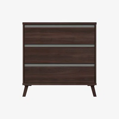 Dunelm Jenson 3 Drawer Chest Truffle