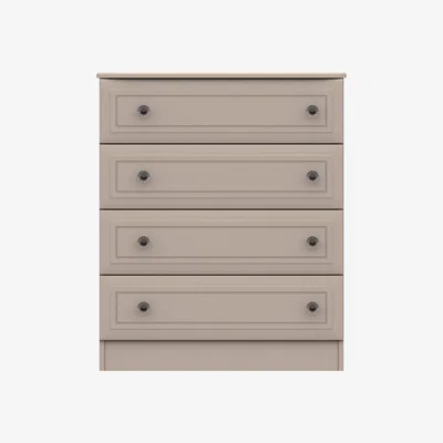 Dunelm Portia 4 Drawer Chest Earth (Brown)