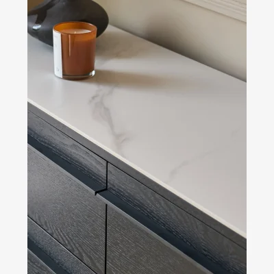 Danetti Manhattan white ceramic chest of drawers