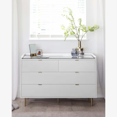 Danetti Orson White Chest Of Drawers