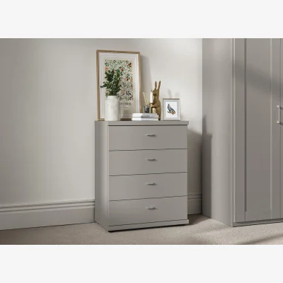 Dreams Dover 4-Drawer Chest - Grey