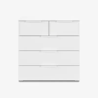 Furniture Village Rauch - Cadre 2+3 Drawer Chest - Alpine White