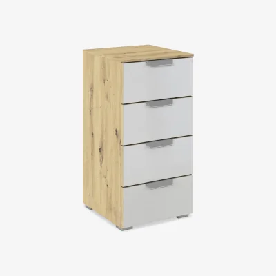 Furniture Village Rauch - Freja 4 Drawer Glass Chest of Drawers