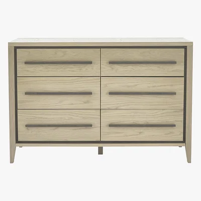 Furniture Village Durrell 6 Drawer Chest - Brown