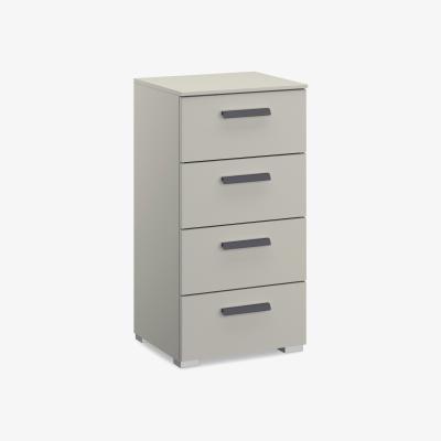 Furniture Village Rauch - Dante 4 Drawer Décor Narrow Chest - Champagne