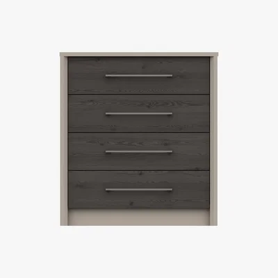 Furniture Village London Bedrooms - Paddington 4 Drawer Chest - Black