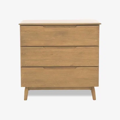 Furniture Village Stockholm 3 Drawer Chest - Light Oak