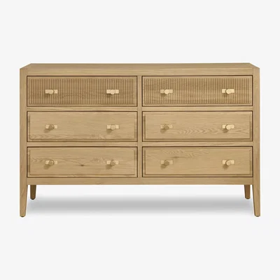 Furniture Village Alicent 3+3 Drawer Wide Chest - Bedroom Furniture - In Time for Christmas
