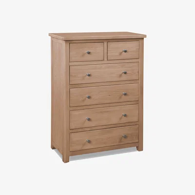 Furniture Village Grace Oak 2+4 Drawer Chest