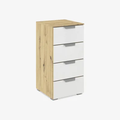 Furniture Village Rauch - Freja 4 Drawer Glass Chest of Drawers