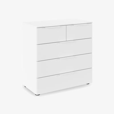 Furniture Village Rauch - Haven 3+2 Drawer Décor Chest - Alpine White