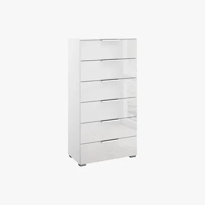 Furniture Village Rauch - Perth 6 Drawer Chest - White