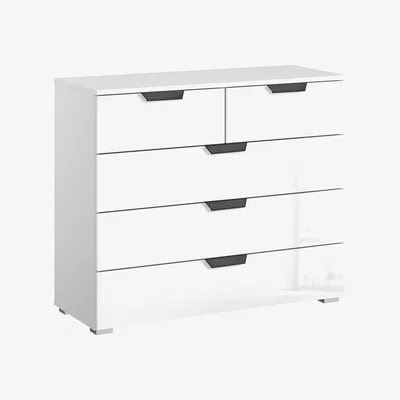 Furniture Village Lima 2+3 Drawer Chest with Glass Front