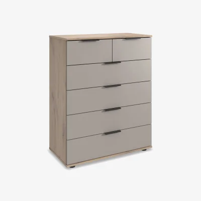 Furniture Village Wiemann - Antoni 6 Drawer Nordic Oak Chest