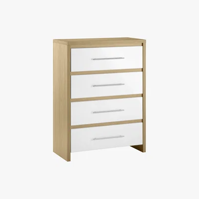 Furniture Village Lorelle 4 Drawer Chest - White