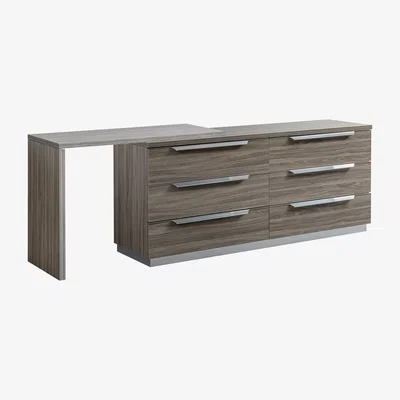 Furniture Village Venezia 6 Drawer Double Chest with Dresser Extension