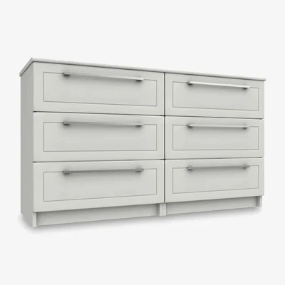 Furniture Village London Bedrooms - Bexley 6 Drawer Chest - White
