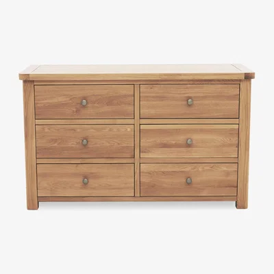 Furniture Village Furnitureland - Augusta 6 Drawer Wide Chest