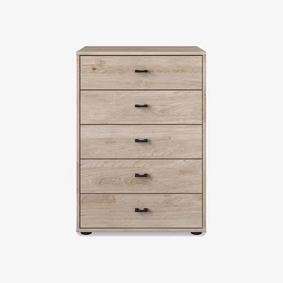 Furniture Village Wiemann - Dallas 60cm 5 Drawer Chest - Holm Oak