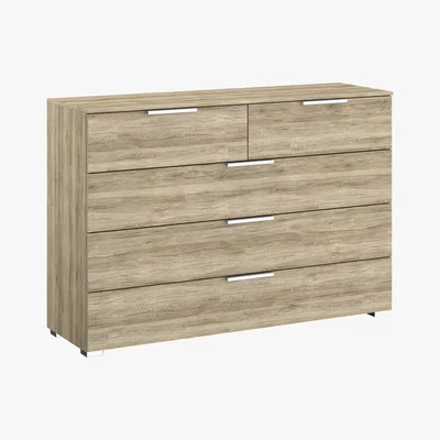 Furniture Village Rauch - Lando 5 Drawer Chest - Brown