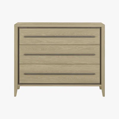 Furniture Village Durrell 3 Drawer Chest - Brown