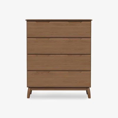 Furniture Village Stockholm 4 Drawer Chest - Dark Oak