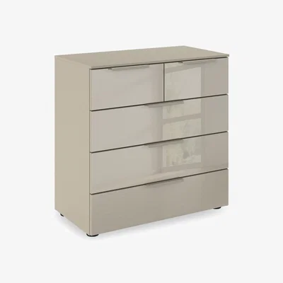 Furniture Village Rauch - Haven 3+2 Drawer Décor Chest with Glass Front