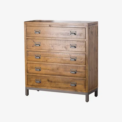Furniture123 Pine Tall Chest of Drawers - Hill Interiors