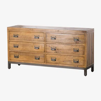 Furniture123 Pine Wide Chest of Drawers - Hill Interiors
