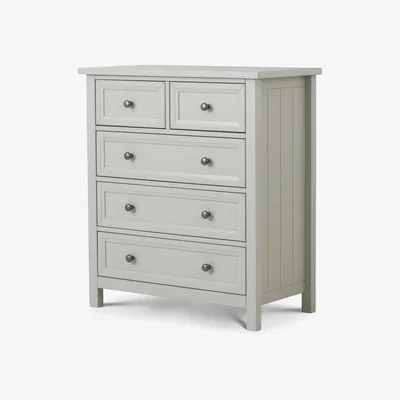 Furniture123 Julian Bowen Maine 3+2 Chest of Drawers in Dove Grey