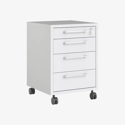 Furniture123 Prima Mobile cabinet in White