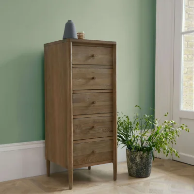 Feather & Black Aubrey Tallboy, Weathered Oak