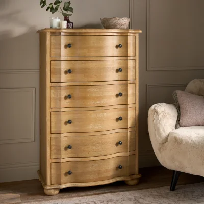 Feather & Black Aureum Tallboy, Weathered Oak