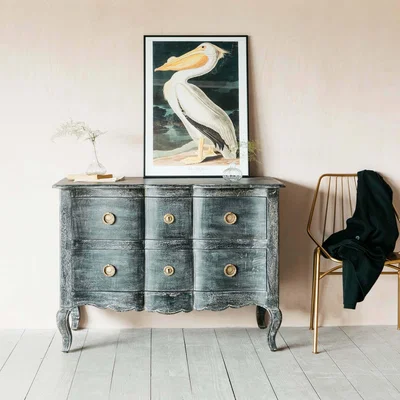Graham & Green Antonia Black Chest of Drawers