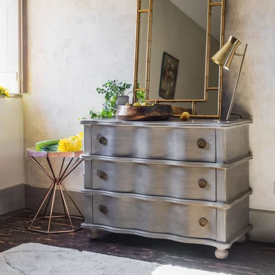 Graham & Green Three Drawer Oyster Chest of Drawers