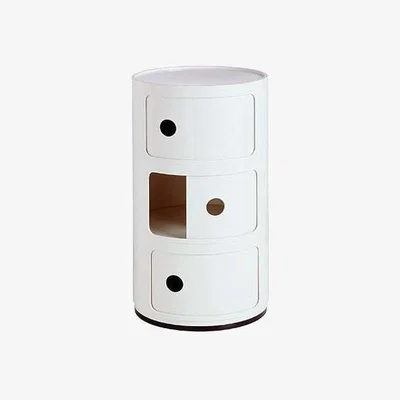 Graham & Green Kartell White Componibili Storage Unit