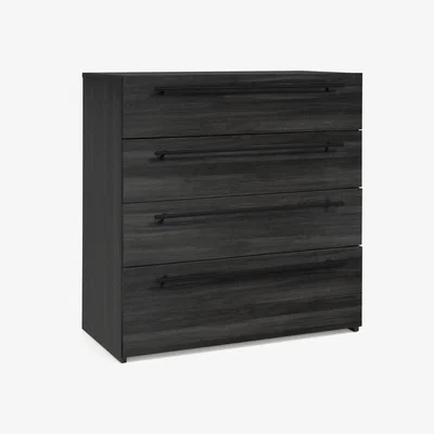 Habitat Habitat Atlas 4 Drawer Chest - Black & Brown