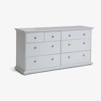 Habitat Habitat Heathland 4+4 Drawer Wide Chest of Drawers - Grey