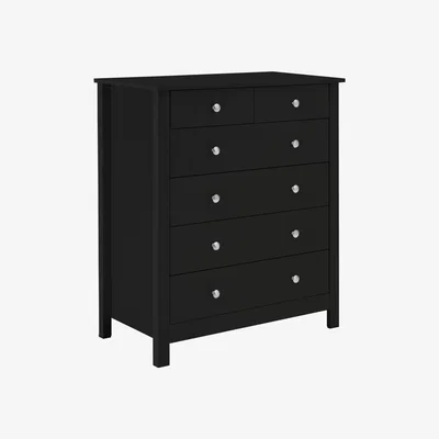 Habitat Habitat Osaka 4+2 Drawer Chest - Black