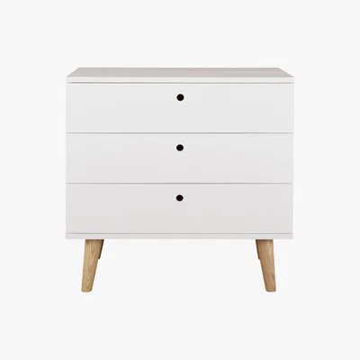 Habitat Cato White 3 Drawer Chest, White