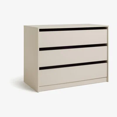 Habitat Habitat Atlas Double Internal 3 Drw Chest of Drws - Cream