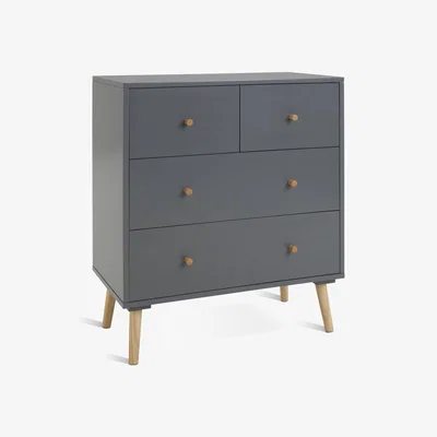 Habitat Habitat Otto 2+2 Drawer Chest - Grey