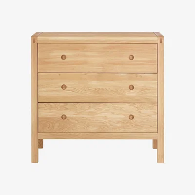 Habitat Habitat Radius 3 Drawer Oak Chest of Drawers