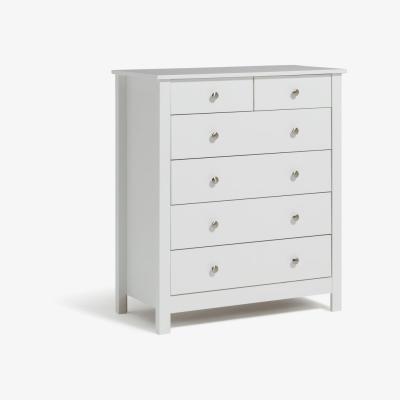 Habitat Habitat Osaka 4+2 Drawer Chest of Drawers - White